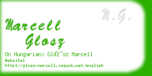 marcell glosz business card